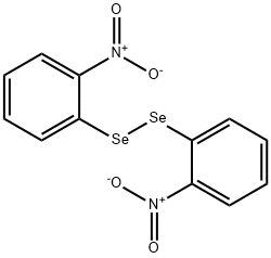 双(2-硝基苯)二硒 结构式