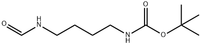 Carbamic acid, [4-(formylamino)butyl]-, 1,1-dimethylethyl ester (9CI) Struktur