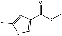 5-メチルフラン-3-カルボン酸メチル 化学構造式