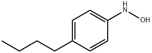 Benzenamine,  4-butyl-N-hydroxy- Structure