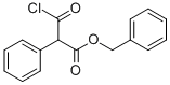 benzyl (chlorocarbonyl)phenylacetate Struktur