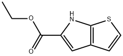 6H-噻吩并[2,3-B]吡咯-5-羧酸乙酯,35357-56-3,结构式