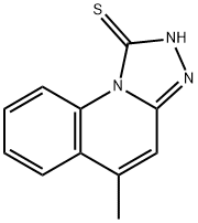 4-甲基-1,2,4-三唑[4,3-A]喹啉-1-硫醇 结构式