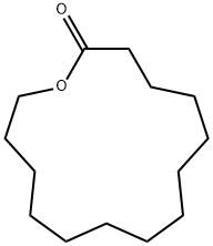 1-Oxacyclopentadecan-2-one Struktur