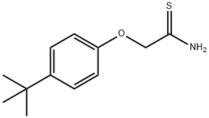 2-(4-叔丁基苯氧基)硫代氨基乙酰, 35370-88-8, 结构式