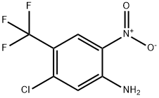 5-クロロ-2-ニトロ-4-(トリフルオロメチル)アニリン 化学構造式