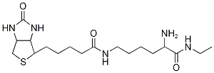 メタンチオスルホン酸ビオシチンアミドエチル, トリフルロ酢酸塩 化学構造式
