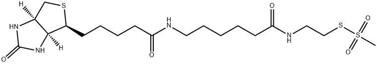 メタンチオスルホン酸N-ビオチニルカプロイルアミノエチル 化学構造式