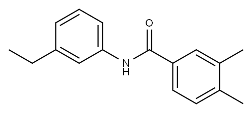 Benzamide, N-(3-ethylphenyl)-3,4-dimethyl- (9CI) Structure