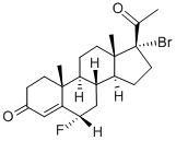 卤孕酮,3538-57-6,结构式