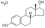 Estradiol hemihydrate Struktur