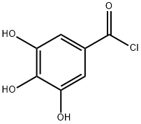 3,4,5-trihydroxybenzoyl chloride Struktur