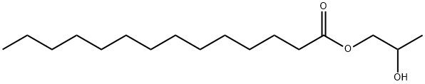 2-hydroxypropyl myristate 结构式