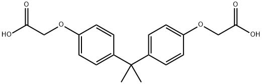 4,4'-ISOPROPYLIDENEDIPHENOXYACETIC ACID Structure