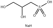 sodium (±)-2,3-dihydroxypropanesulphonate Structure