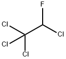 1,1,1,2-テトラクロロ-2-フルオロエタン 化学構造式