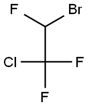 2-Bromo-1-chloro-1,1,2-trifluoroethane Structure