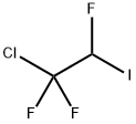 1-クロロ-1,1,2-トリフルオロ-2-ヨードエタン 化学構造式
