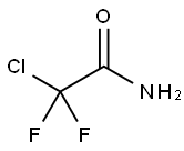 2-クロロ-2,2-ジフルオロアセトアミド 化学構造式