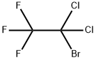 1-ブロモ-1,1-ジクロロトリフルオロエタン 化学構造式