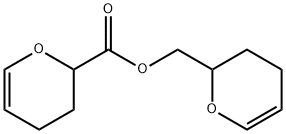 3,4-ジヒドロ-2H-ピラン-2-カルボン酸(3,4-ジヒドロ-2H-ピラン-2-イル)メチル 化学構造式