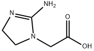 1-カルボキシメチル-2-イミノイミダゾリジン 化学構造式