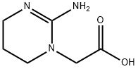 1-carboxymethyl-2-iminohexahydropyrimidine 化学構造式