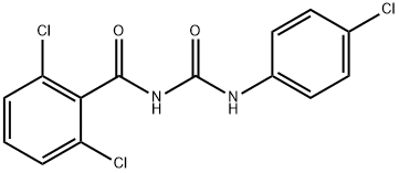 N-(2,6-二氯苯甲酰)-N-(4-氯苯基)脲,35409-97-3,结构式