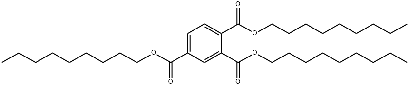 trinonyl benzene-1,2,4-tricarboxylate Structure