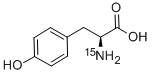 L-酪氨酸-15N, 35424-81-8, 结构式