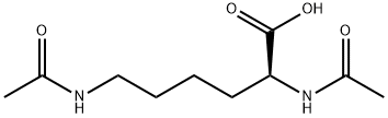 rac-(R*)-2,6-ビス(アセチルアミノ)ヘキサン酸 化学構造式