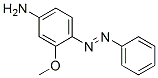 2-methoxy-4-aminoazobenzene Structure