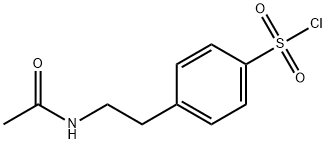 p-(2-acetamidoethyl)benzenesulphonyl chloride Structure