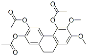 9,10-Dihydro-6,7-dimethoxy-2,3,5-phenanthrenetriol triacetate Structure