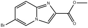 6-溴咪唑并[1,2-A]吡啶-2-甲酸甲酯 结构式