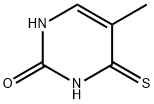 5-甲基-4-硫代-3,4-二氢嘧啶-2(1H)-酮, 35455-79-9, 结构式