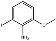 BENZENAMINE, 2-IODO-6-METHOXY- Structure