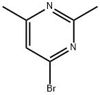 4-BROMO-2,6-DIMETHYLPYRIMIDINE Struktur
