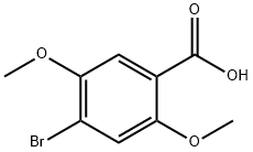 4-溴-2,5-二甲氧基苯甲酸, 35458-39-0, 结构式