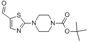 4-(5-Formyl-thiazol-2-yl)-piperazine-1-carboxylic acid tert-butyl ester Structure