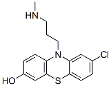 2-Chloro-10-[3-(methylamino)propyl]-10H-phenothiazin-7-ol Struktur