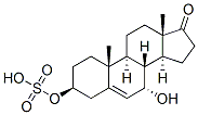 Androst-5-en-17-one,7-hydroxy-3-(sulfooxy)-,(3beta,7alpha)-(9CI) 结构式