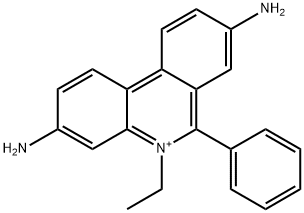 5-乙基-6-苯基菲啶-5-鎓-3,8-二胺, 3546-21-2, 结构式