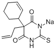 thialbarbital sodium Struktur