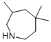 3,5,5-トリメチルヘキサヒドロ-1H-アゼピン 化学構造式