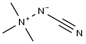 2-Cyano-1,1,1-trimethylhydrazin-1-ium-2-ide Structure