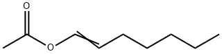 1-アセトキシ-1-ヘプテン 化学構造式