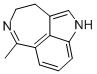 3,4-Dihydro-6-methyl-1H-azepino[5,4,3-cd]indole,3547-19-1,结构式