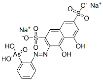 Dinatrium-3-[(o-arsonophenyl)azo]-4,5-dihydroxynaphthalin-2,7-disulfonat