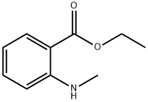 o-(メチルアミノ)安息香酸エチル 化学構造式